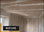 Ceiling before finishing